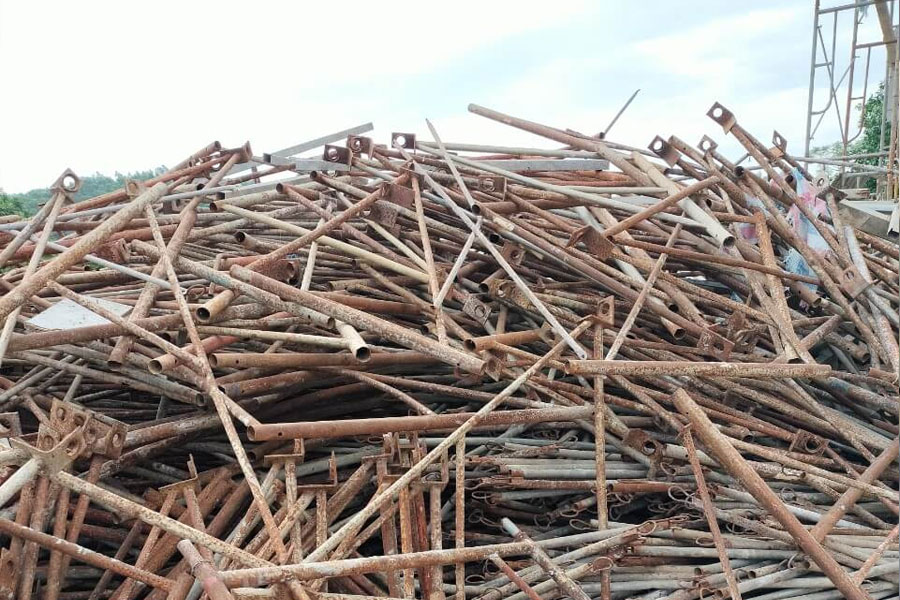 Thu mua giàn giáo phế liệu