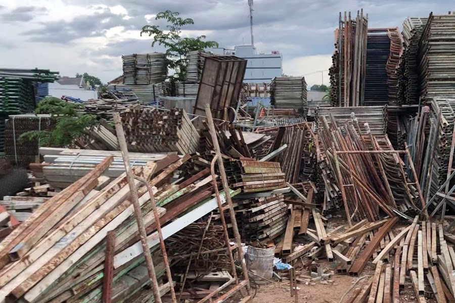 Thu mua giàn giáo phế liệu tại Nghệ An