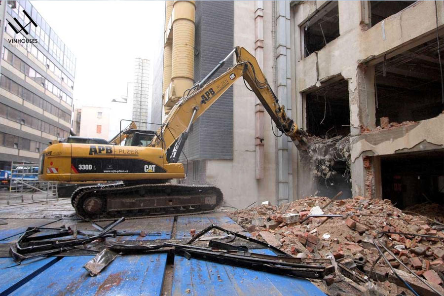 Tháo dỡ công trình tại Nghệ An